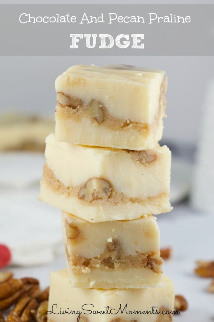 pecan praline fudge recipe cover