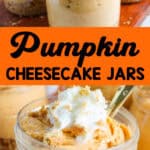 pumpkin cheesecake jars