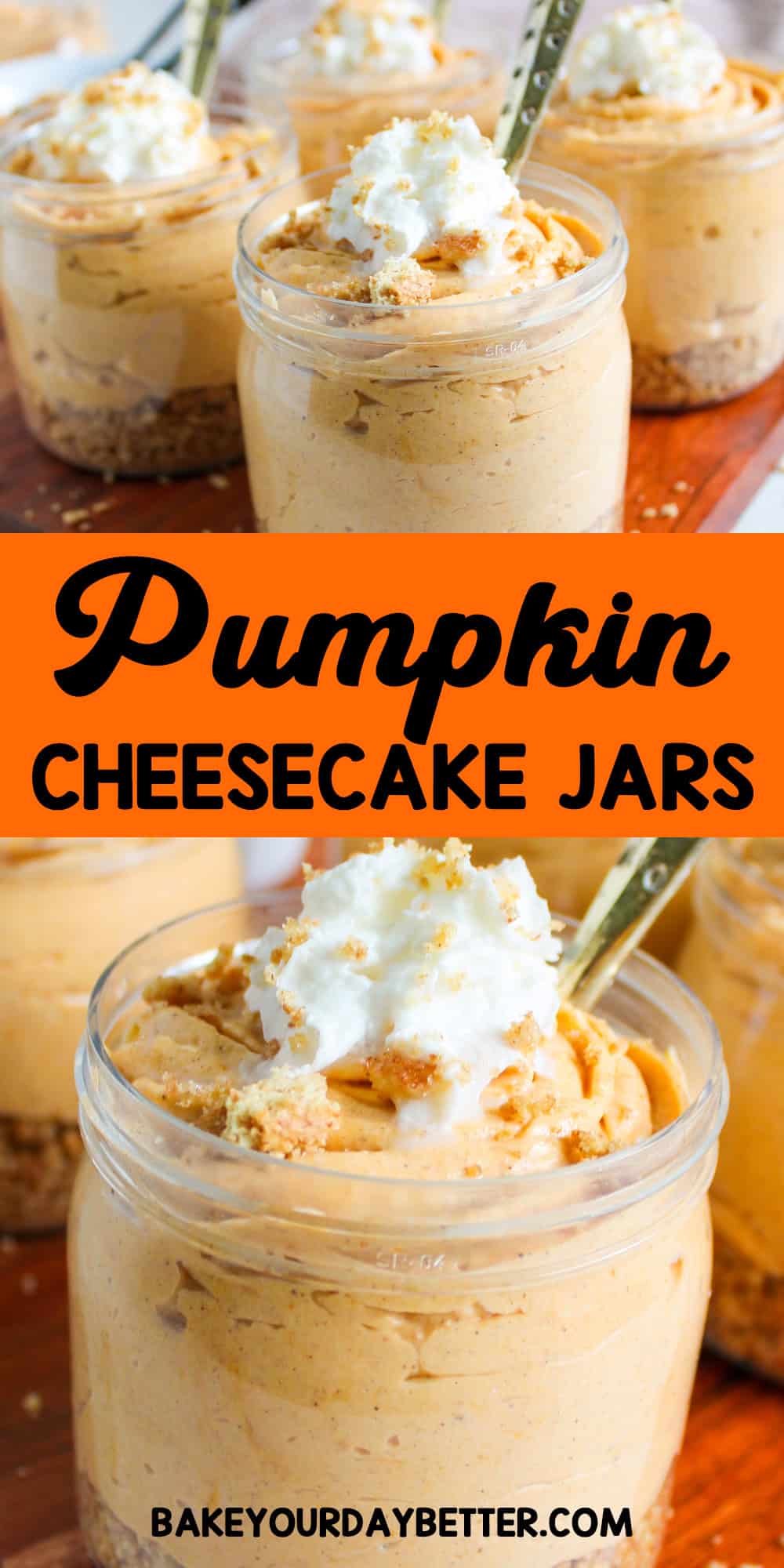 pumpkin cheesecake jars