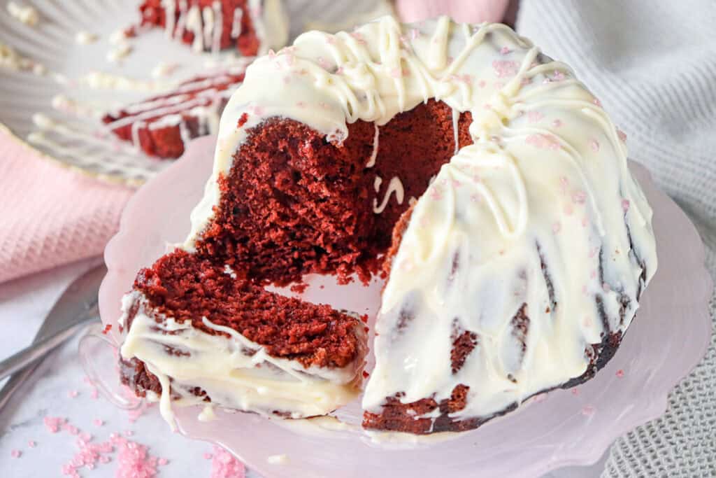 red velvet bundt cake