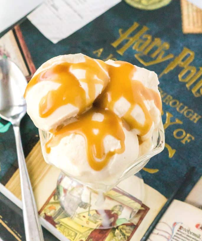 Ninja Creami Butterbeer Ice Cream FEATURE