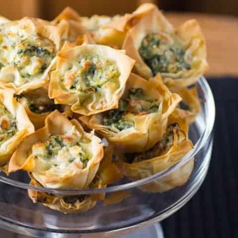 Spanokopita Tarts square Small