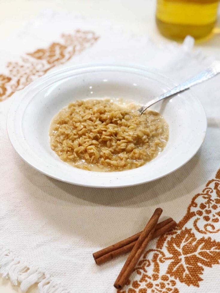 apple cider oatmeal