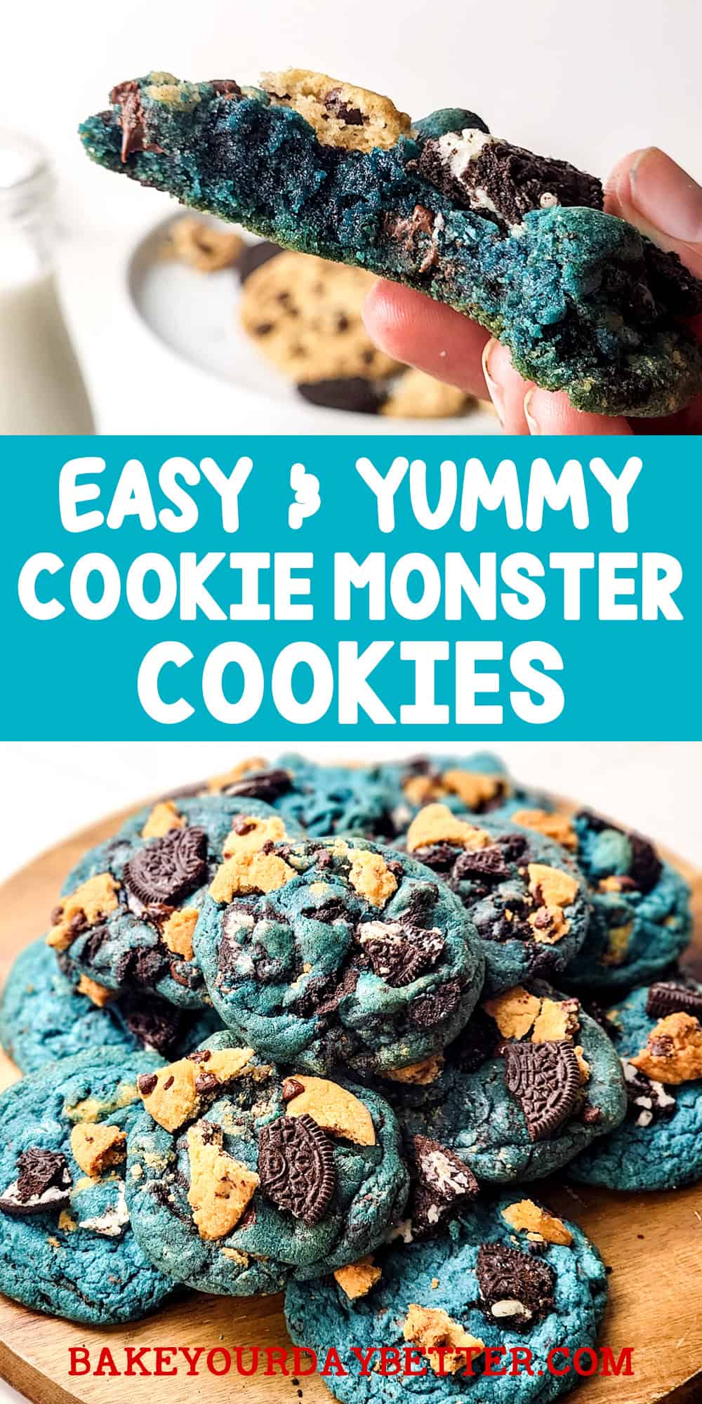 easy and yummy cookie monster cookies