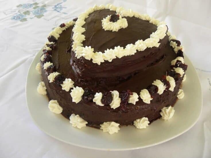 Chocolate Valentines cake