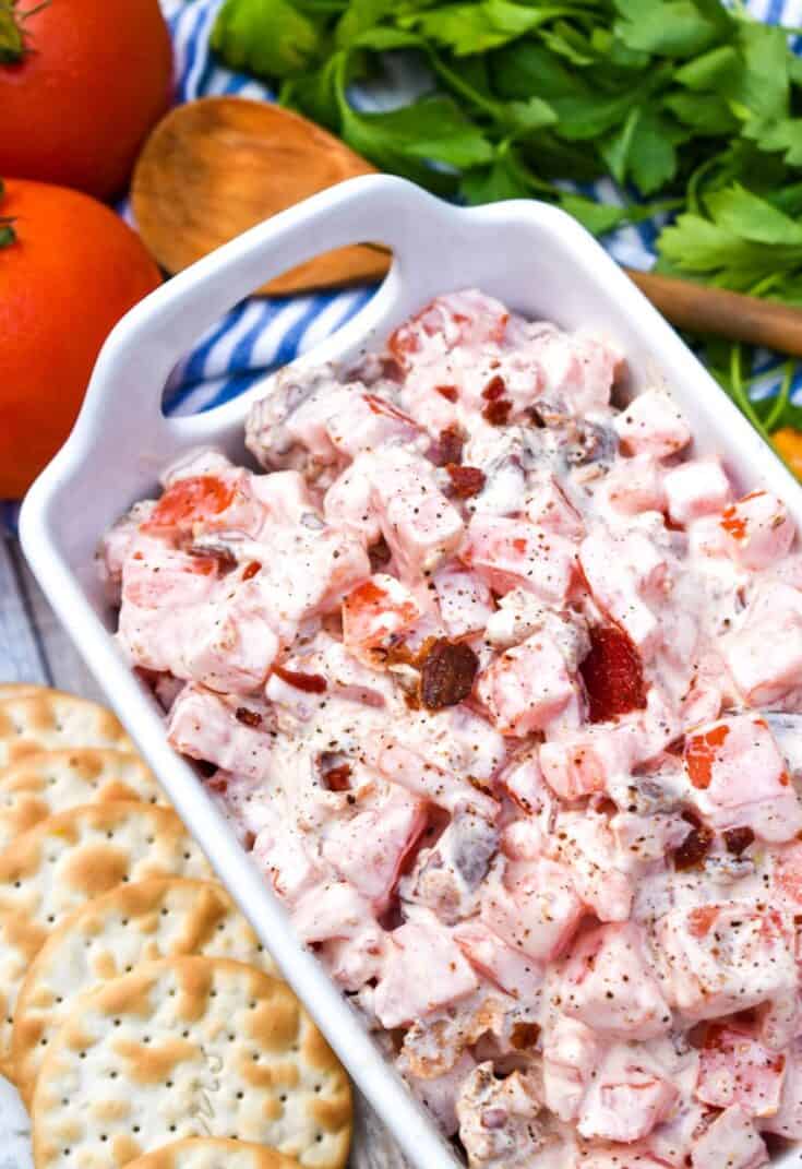 Creamy Tomato Bacon Dip 4