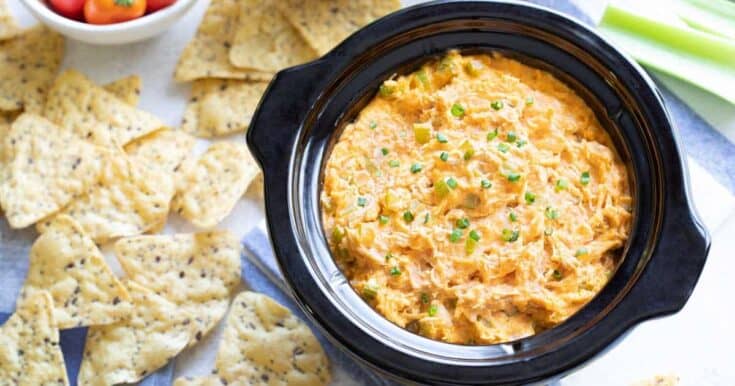 Easy Crockpot Buffalo Chicken Dip Recipe Facebook