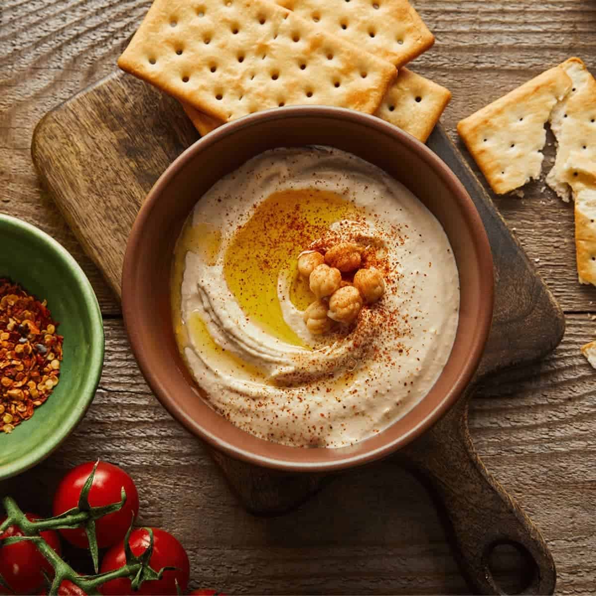 Homemade Organic Hummus