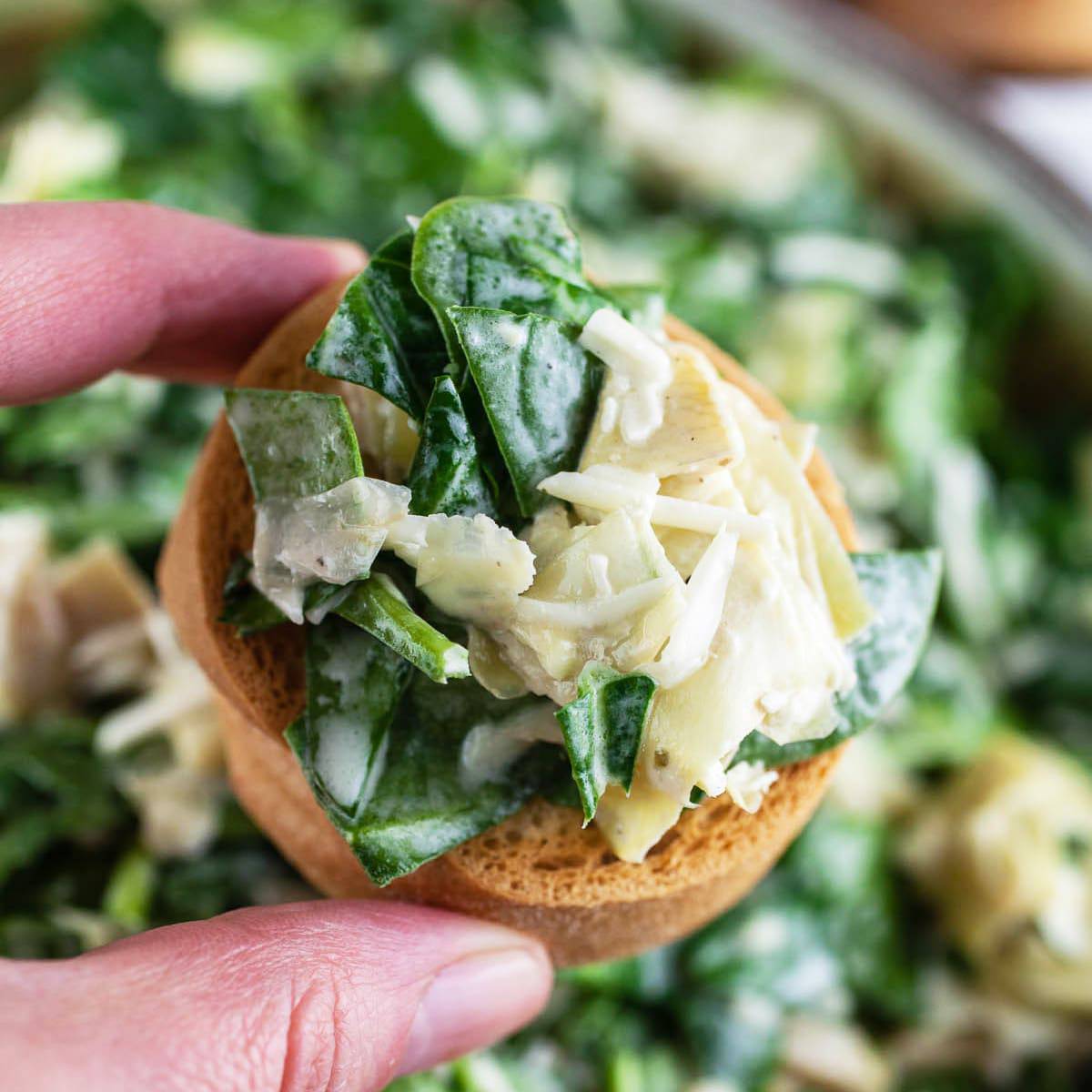 Spinach Artichoke Dip featured