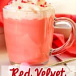 red velvet hot chocolate