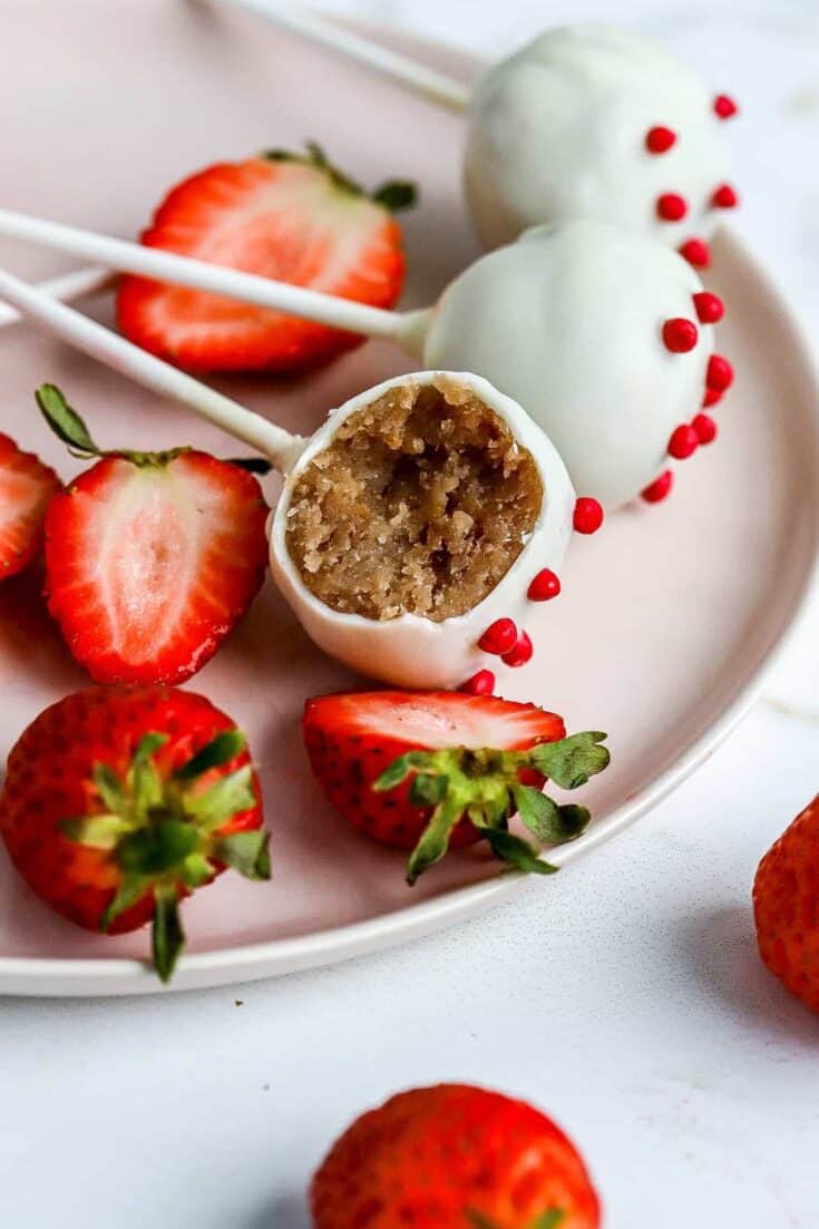 valentines day cake pops