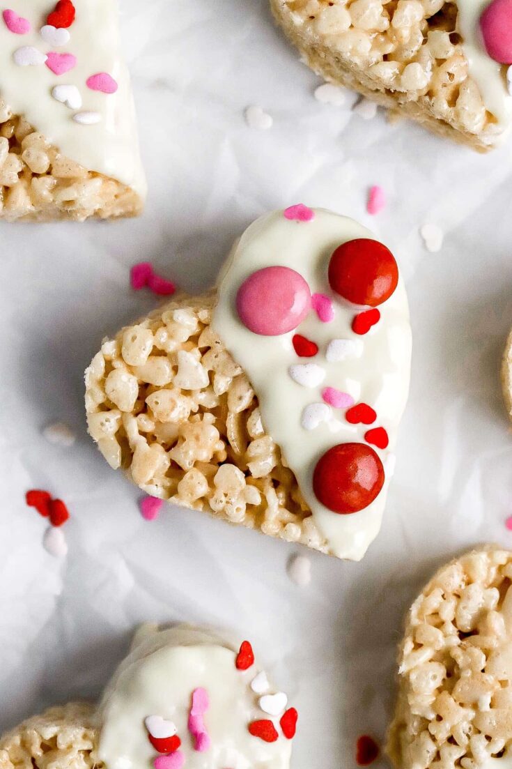 valentines day rice krispies treats