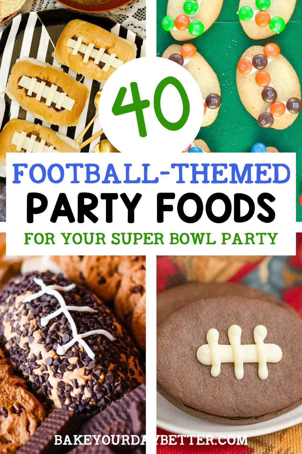 40 football-themed party foods for your super bowl party