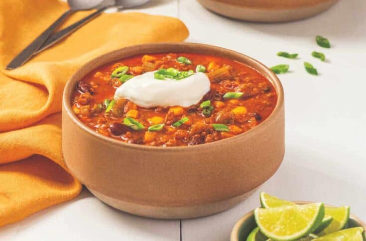 Chili with Sour Cream