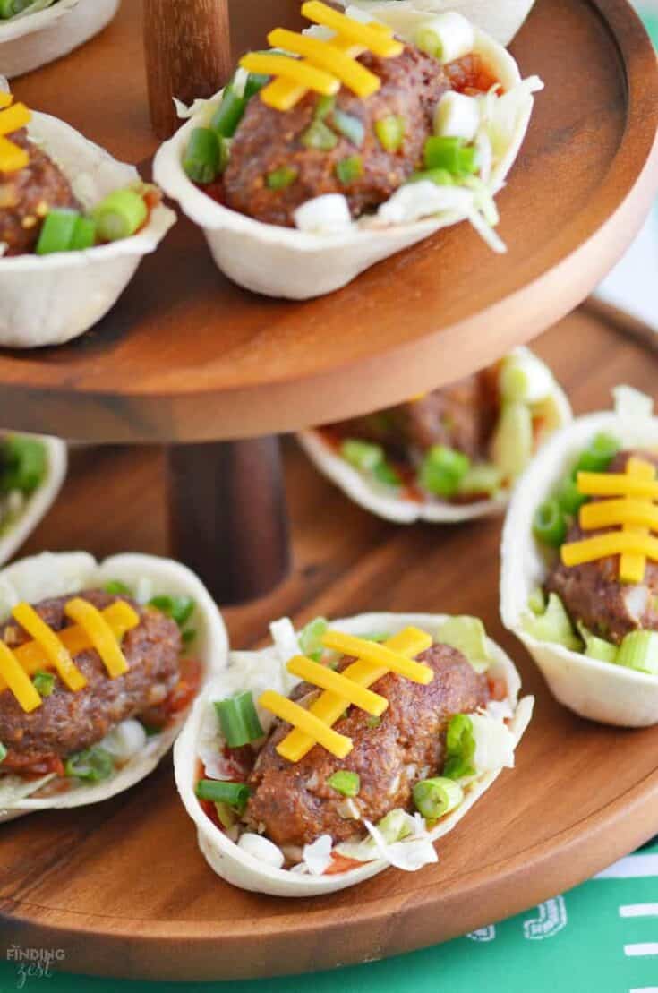 Easy Football Taco Boats for Game Day