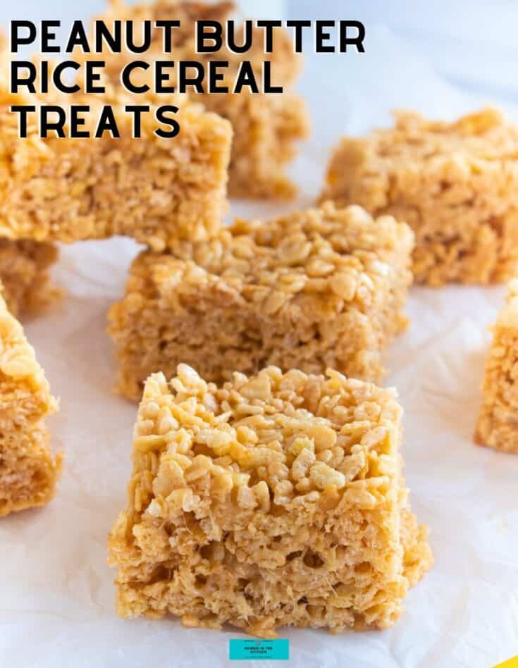 Peanut Butter Rice Cereal TreatsH