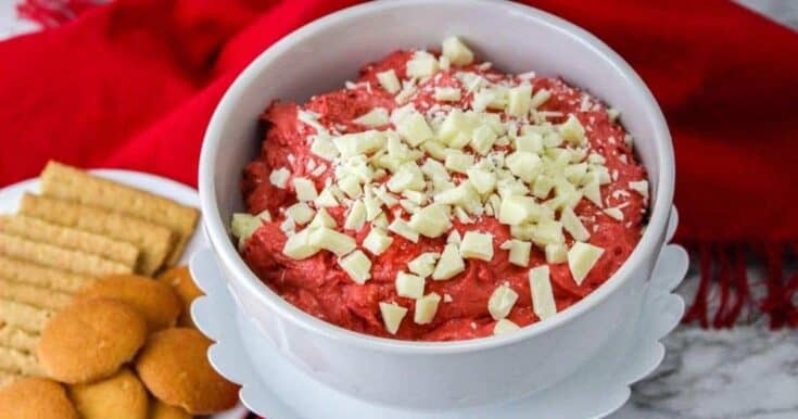 Red Velvet Cake Batter Dip FB 1