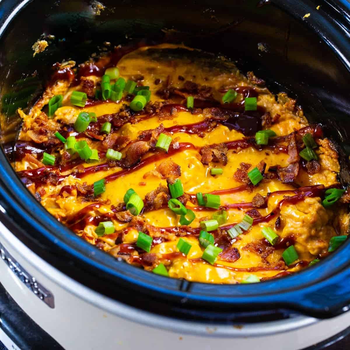 Slow Cooker BBQ Chicken Dip a 1