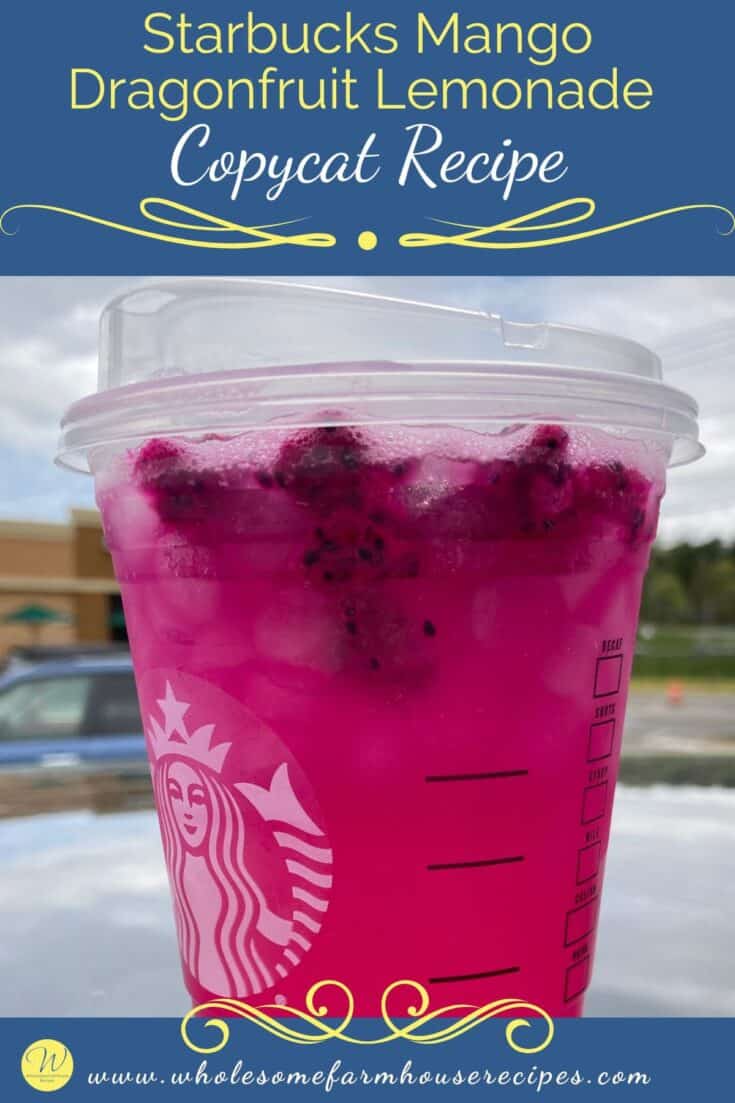 Starbucks Mango Dragonfruit Lemonade Copycat Recipe