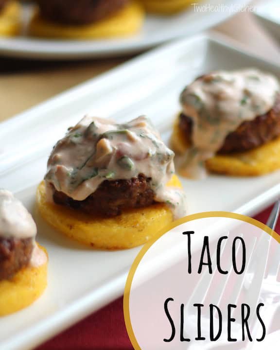 THK Polenta Taco Burgers