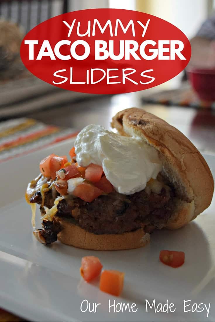 Taco Burger Pico de Gallo