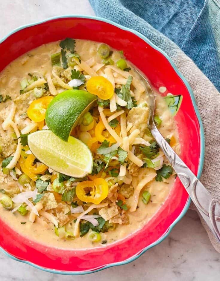 White Corn Chicken Chili 9