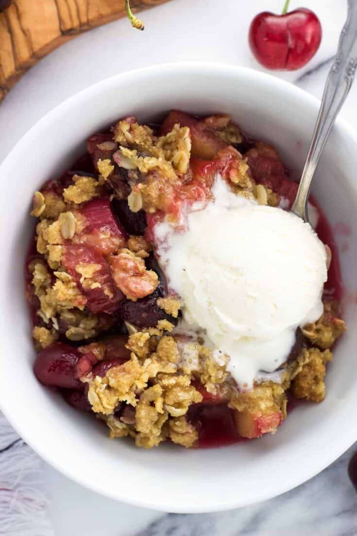 cherry rhubarb crisp 11 2