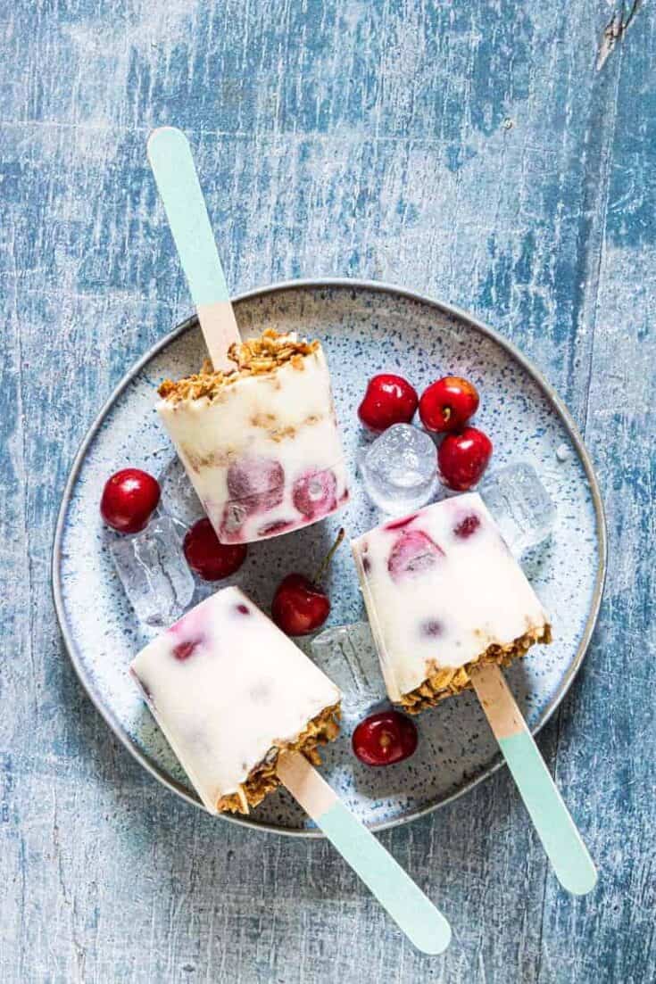 cherry yogurt popsicles 9 of 16