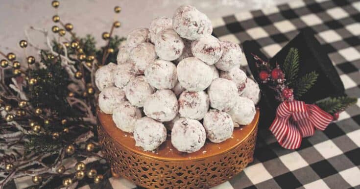 christmas red velvet cake balls recipe