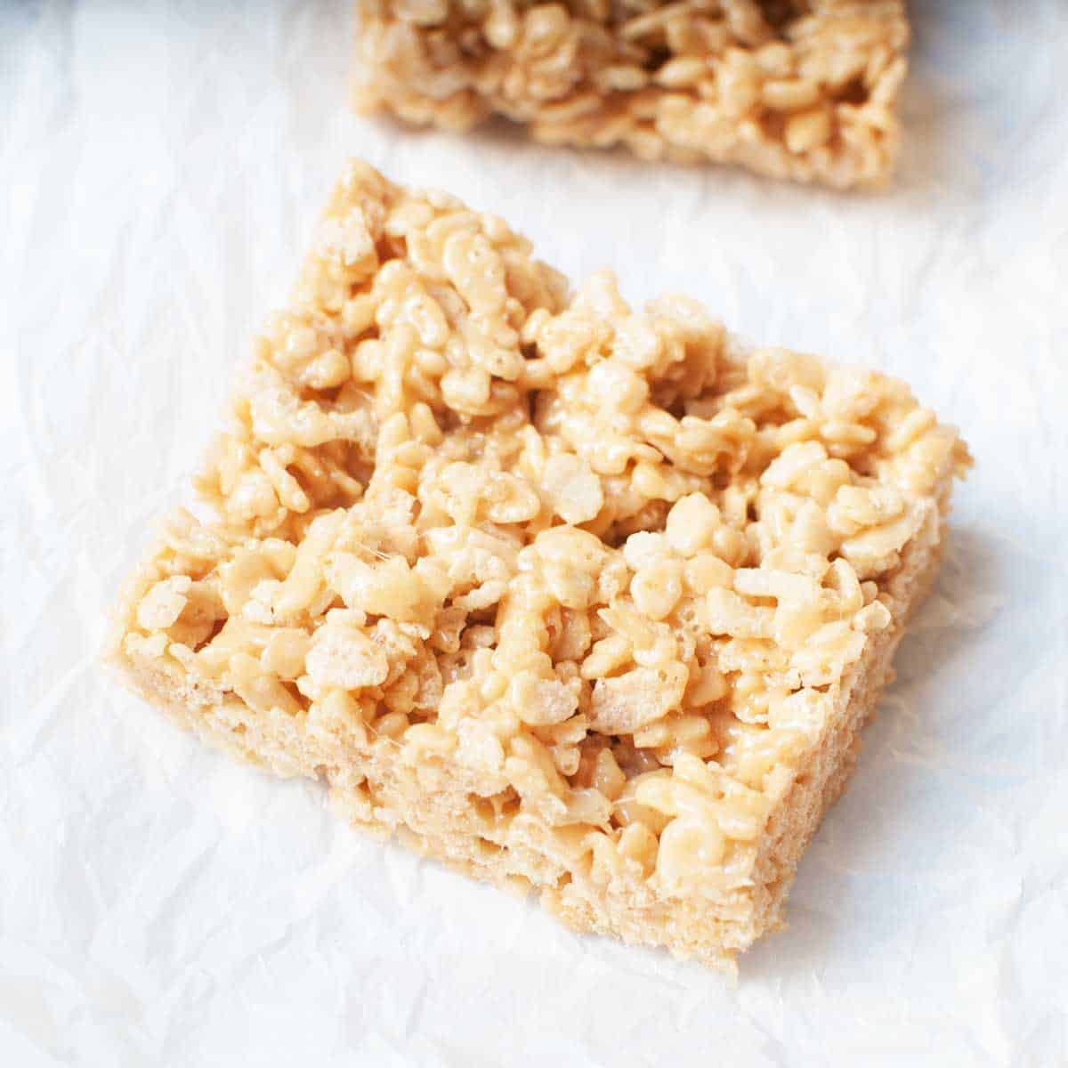 cookie butter rice crispy treats