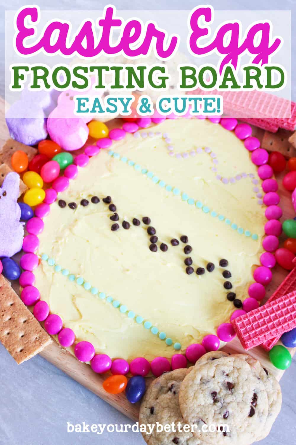 easter egg frosting board easy and cute!