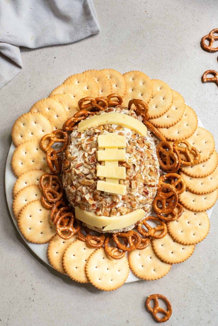 football cheese ball 30