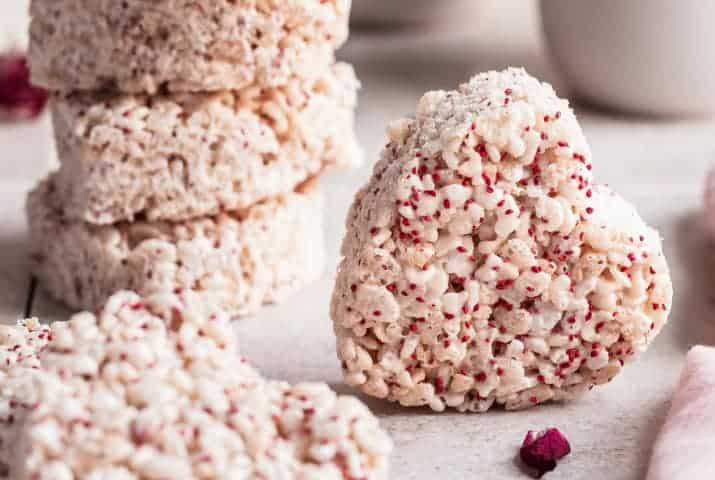 heart shaped rice krispie treats recipe