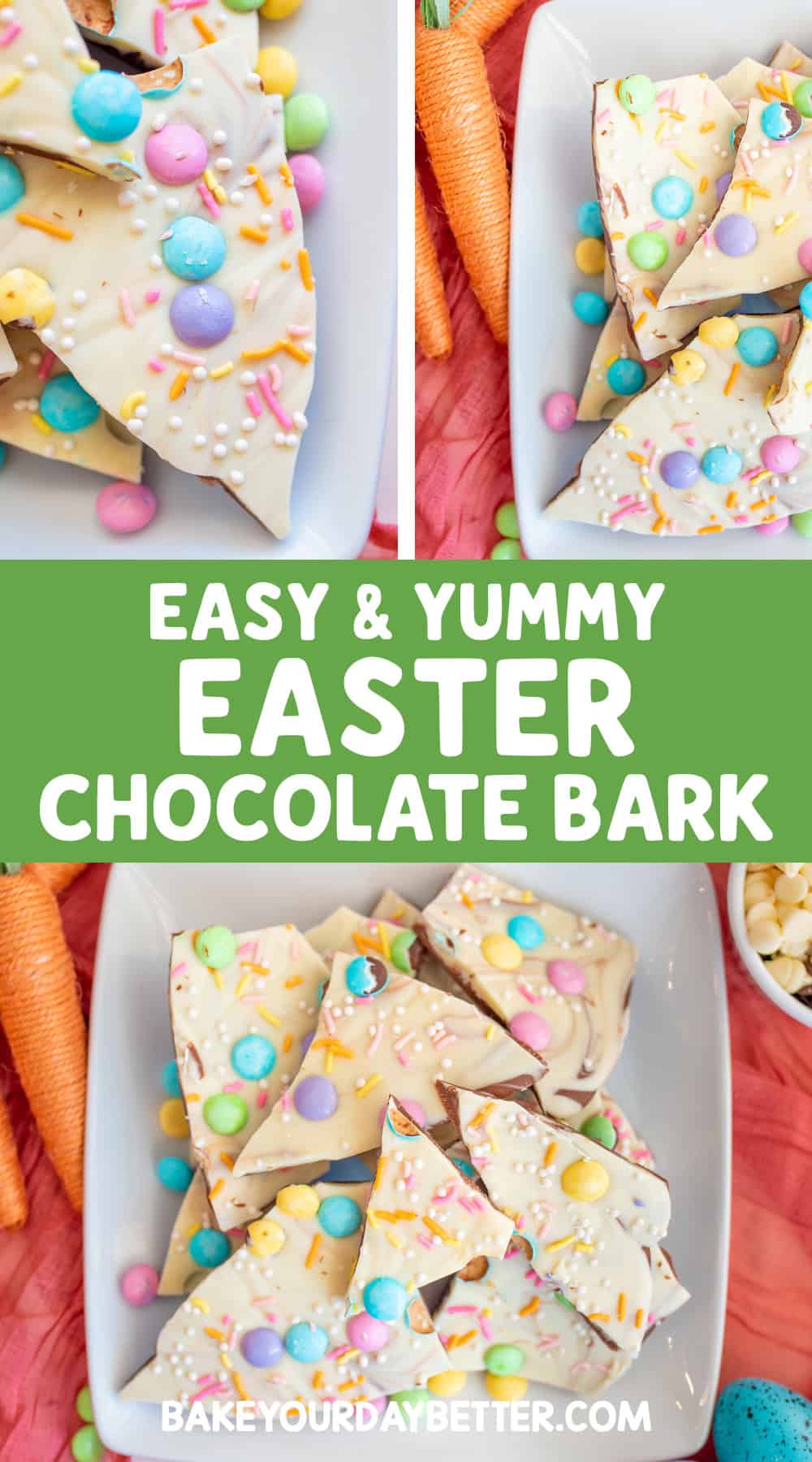 easy and yummy easter chocolate bark