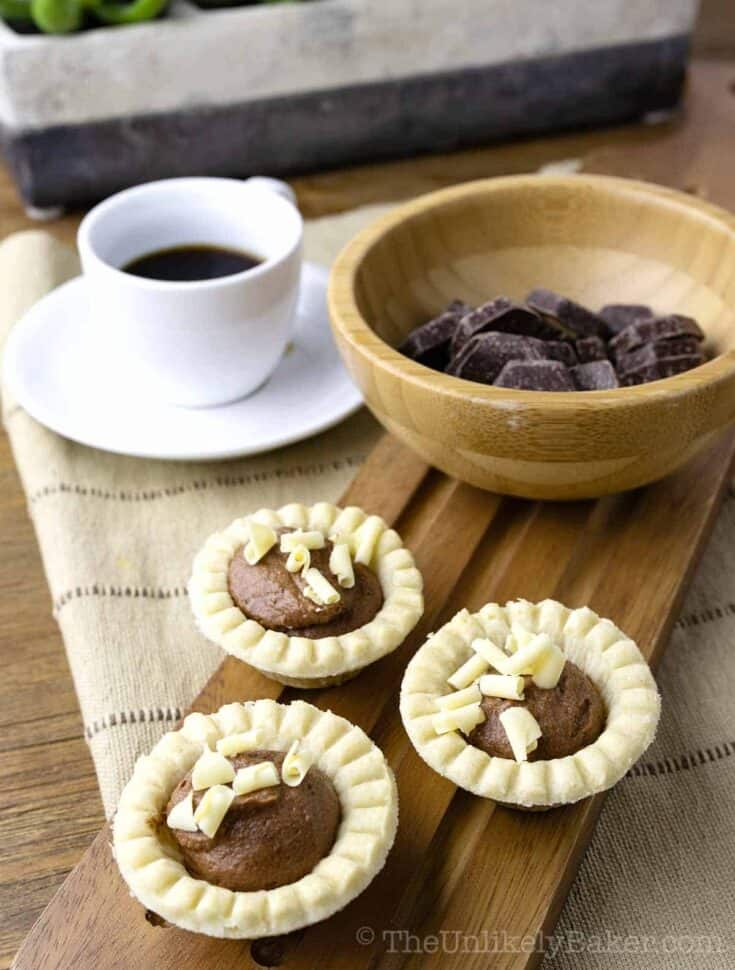 1 Chocolate Tarts Minitheunlikelybaker