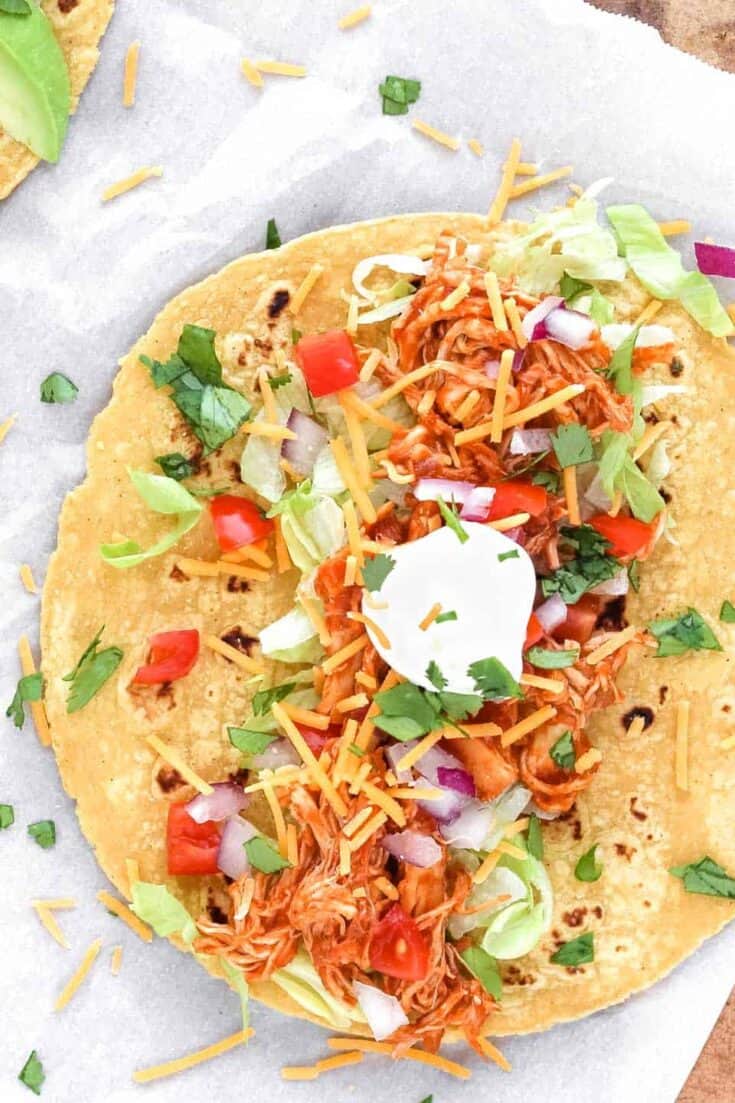 Crock Pot Chicken Tacos