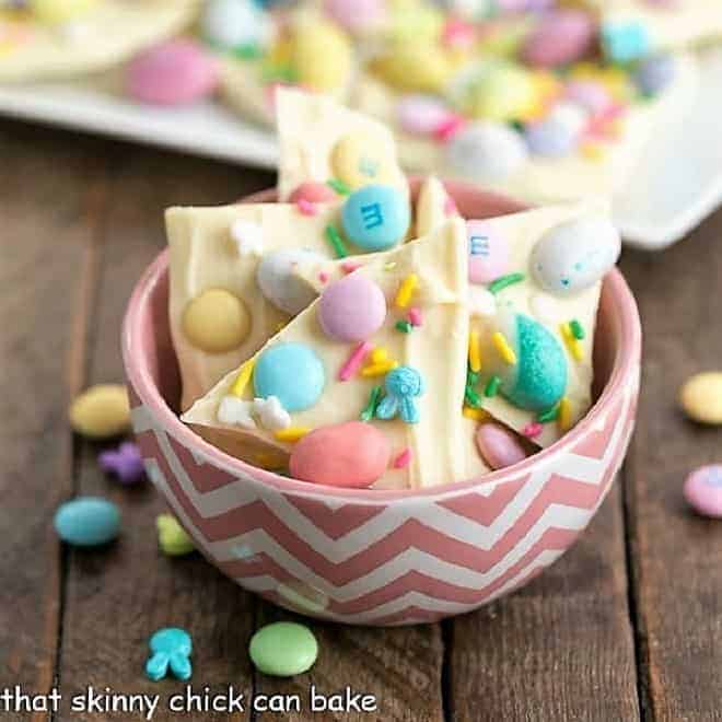 Easy White Chocolate Easter Bark 8