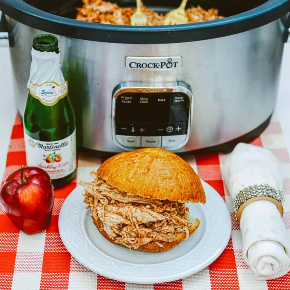 Slow Cooker Sparkling Apple Cider Pulled Pork Recipe 8