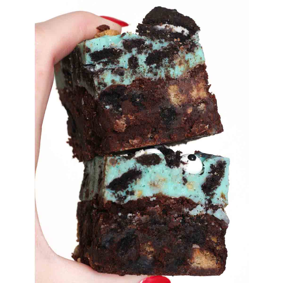 cookie monster brownies thumbnail image