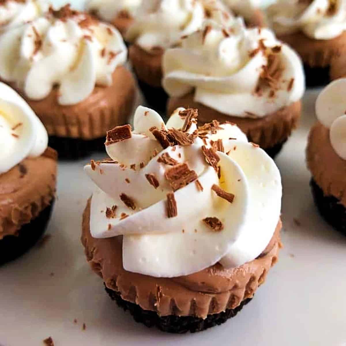 mini irish cream cheesecakes 1