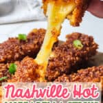 nashville hot mozzarella sticks easy & delicious