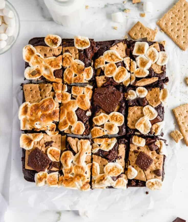 the best ever vegan rocky road brownies scaled 1