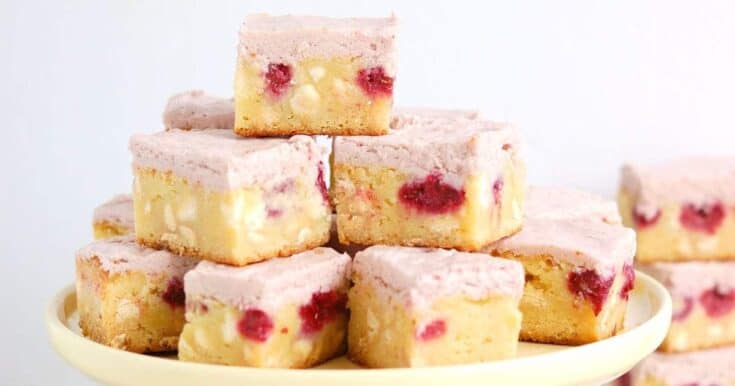 white chocolate raspberry brownies facebook