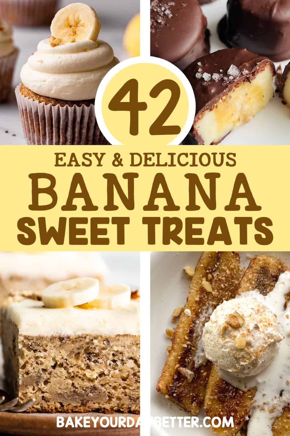 42 easy and delicious banana sweet treats