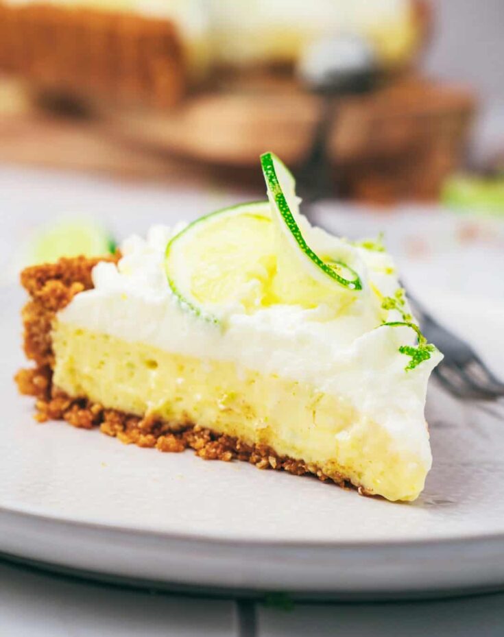 key lime pie with graham cracker crust homemade