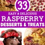 33 easy & delicious raspberry desserts and treats