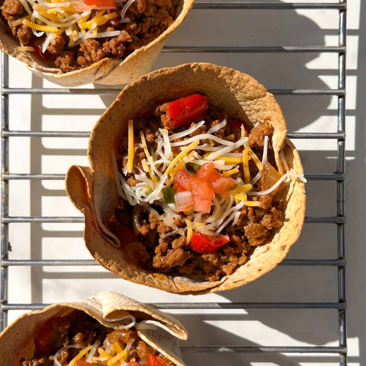 Beef Taco Cups Recipe