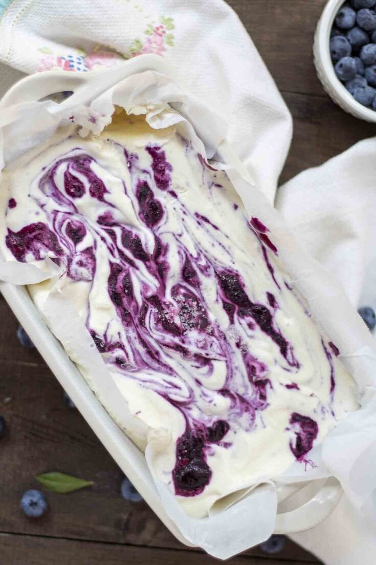 Blueberry Cheesecake ice cream 9