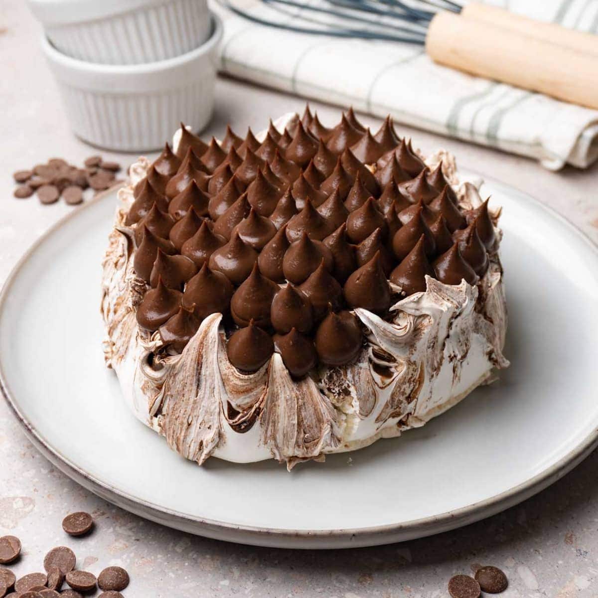 Chocolate pavlova thumbnail