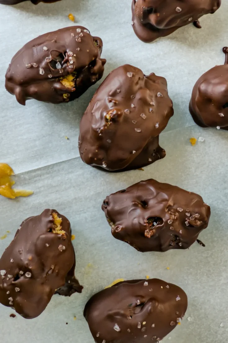 Dark Chocolate Peanut Butter Protein Dates 1